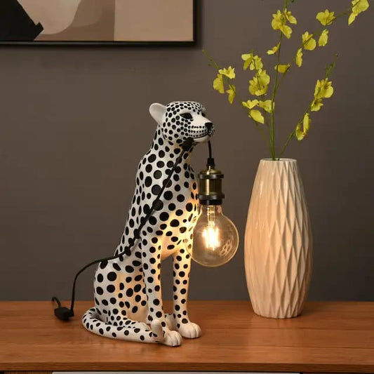 Leopard lamp